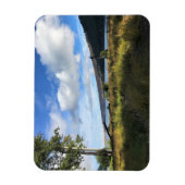 オレゴン州ワロア湖の景色 マグネット (縦)