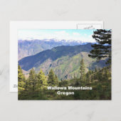 オレゴン州ワロウア山脈 ポストカード (正面/裏面)