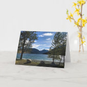 オレゴン州ワロウア湖 カード (黄色い花)