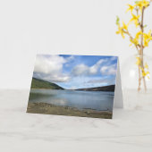 オレゴン州ワロウア湖 カード (黄色い花)