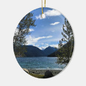 オレゴン州ワロウア湖 セラミックオーナメント (左)