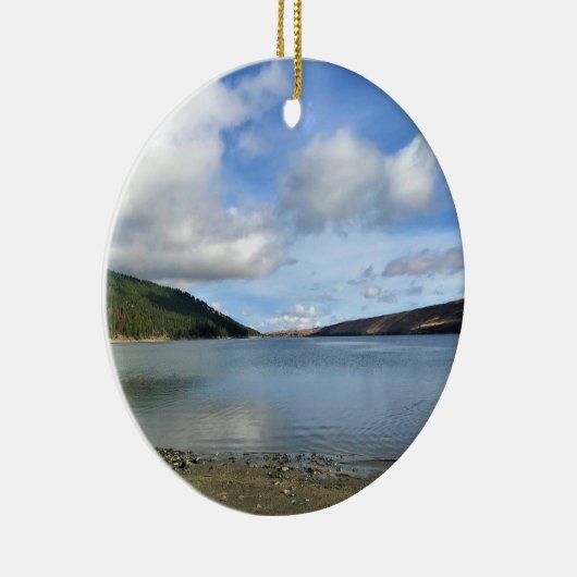 オレゴン州ワロウア湖 セラミックオーナメント (右)