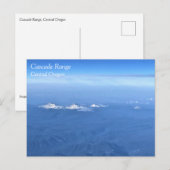 オレゴン州中部はがき（カスケード範囲） ポストカード (正面/裏面)