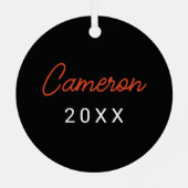 オレゴン州大学 メタルオーナメント (裏面)