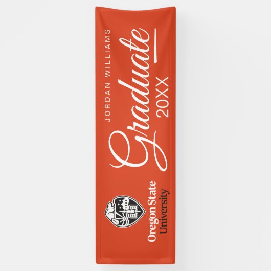 オレゴン州大学 横断幕 (縦)