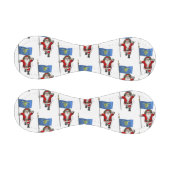 オレゴン州旗とサンタクロース 野球ボール (パネル)