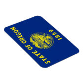 オレゴン州旗を持つ愛国的な柔軟な磁石 マグネット (右側)