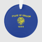 オレゴン州旗デザイン オーナメント (正面)