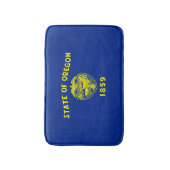 オレゴン州旗デザイン バスマット (正面縦)