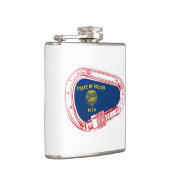 オレゴン州旗登山カラビナー フラスク (右)