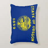 オレゴン州旗 アクセントクッション (正面(垂直))