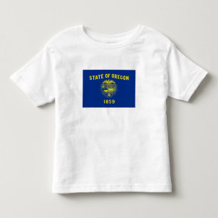 オレゴン州旗 トドラーTシャツ