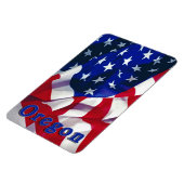 オレゴン州旗 マグネット (左側)