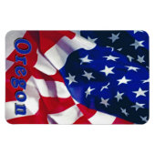 オレゴン州旗 マグネット (横)