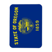 オレゴン州旗 マグネット (縦)