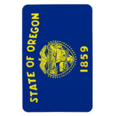 オレゴン州旗 マグネット (縦)