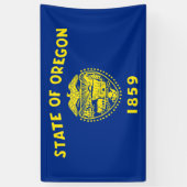 オレゴン州旗 横断幕 (縦)