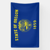 オレゴン州旗 横断幕 (縦)