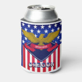 オレゴン州旗 缶クーラー (缶裏面)