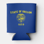 オレゴン州旗 缶クーラー (正面)