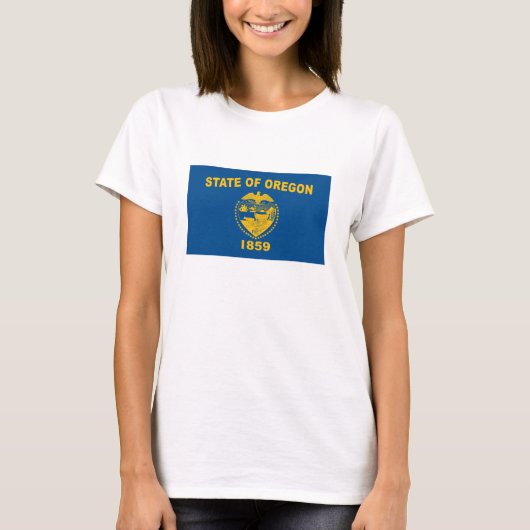 オレゴン州旗Tシャツ Tシャツ (正面)