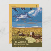 オレゴン州歴史道ワイオミング ポストカード (正面/裏面)