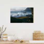 オレゴン州沿岸の入潮 ポスター (キッチン)