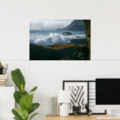 オレゴン州沿岸の入潮 ポスター (ホームオフィス)