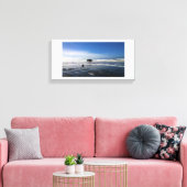 オレゴン州沿岸のPeter Iredale Shiplexk キャンバスプリント (インサイチュ (リビング))