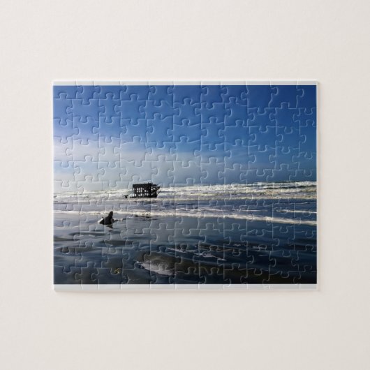 オレゴン州沿岸のPeter Iredale Shiplexk ジグソーパズル (横)