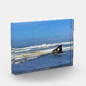 オレゴン州沿岸のPeter Iredale Shiplexk フォトブロック (左)