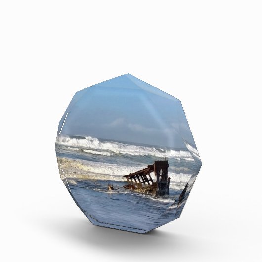 オレゴン州沿岸のPeter Iredale Shiplexk フォトブロック (右)