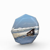 オレゴン州沿岸のPeter Iredale Shiplexk フォトブロック (左)