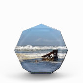 オレゴン州沿岸のPeter Iredale Shiplexk フォトブロック (正面)