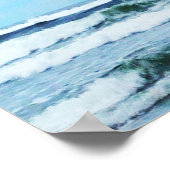 オレゴン州沿岸波 ポスター (角)