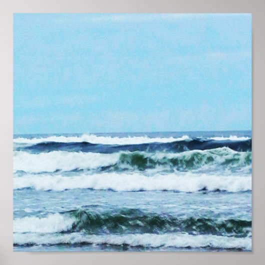 オレゴン州沿岸波 ポスター (正面)