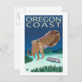 オレゴン州沿岸魚 ポストカード (正面/裏面)