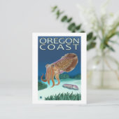 オレゴン州沿岸魚 ポストカード (スタンド正面)
