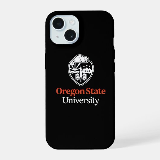 オレゴン州立大学 iPhone 15ケース (裏面)