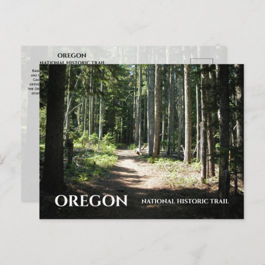 オレゴン州立歴史道跡 ポストカード (正面/裏面)