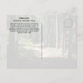 オレゴン州立歴史道跡 ポストカード (裏面)