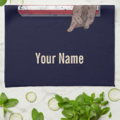 オレゴン州統一された州レトロマップUSAお土産 キッチンタオル (折り畳み)