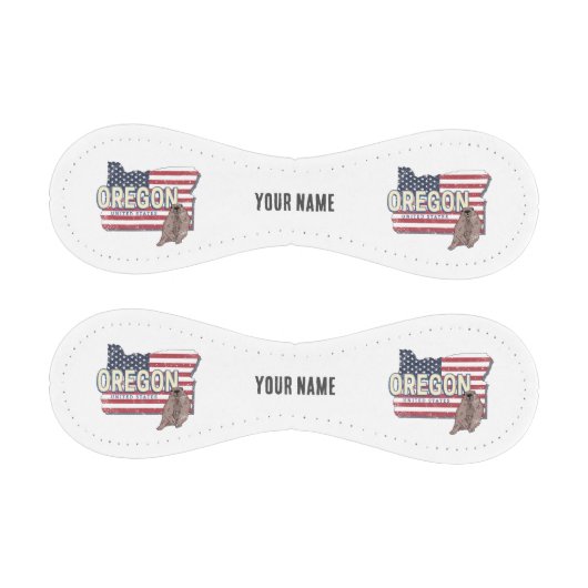 オレゴン州統一された州レトロマップUSAお土産 野球ボール (パネル)