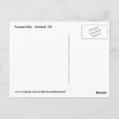 オレゴン州色彩の鮮やか東部ヒルズVistaはがき ポストカード (裏面)