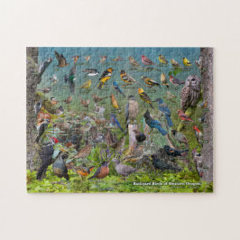 オレゴン州西部の裏庭の鳥 ジグソーパズル
