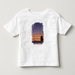 オレゴン州、オレゴン海岸、キャノンビーチ、海食柱 トドラーTシャツ