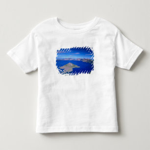 オレゴン州, クレーター・レイク国立公園, ウィザードアイランドとクレーター トドラーTシャツ
