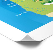 オレゴン州 ポスター (角)