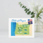 オレゴン州 ポストカード (スタンド正面)