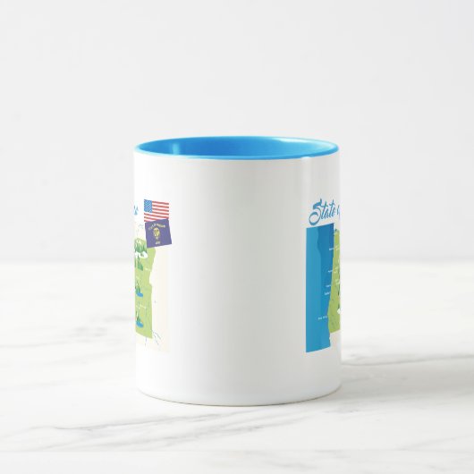 オレゴン州 マグカップ (中央)